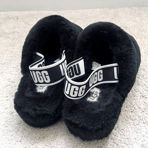 EUC UGG Fluff Yeah Slipper Slides Sz 9